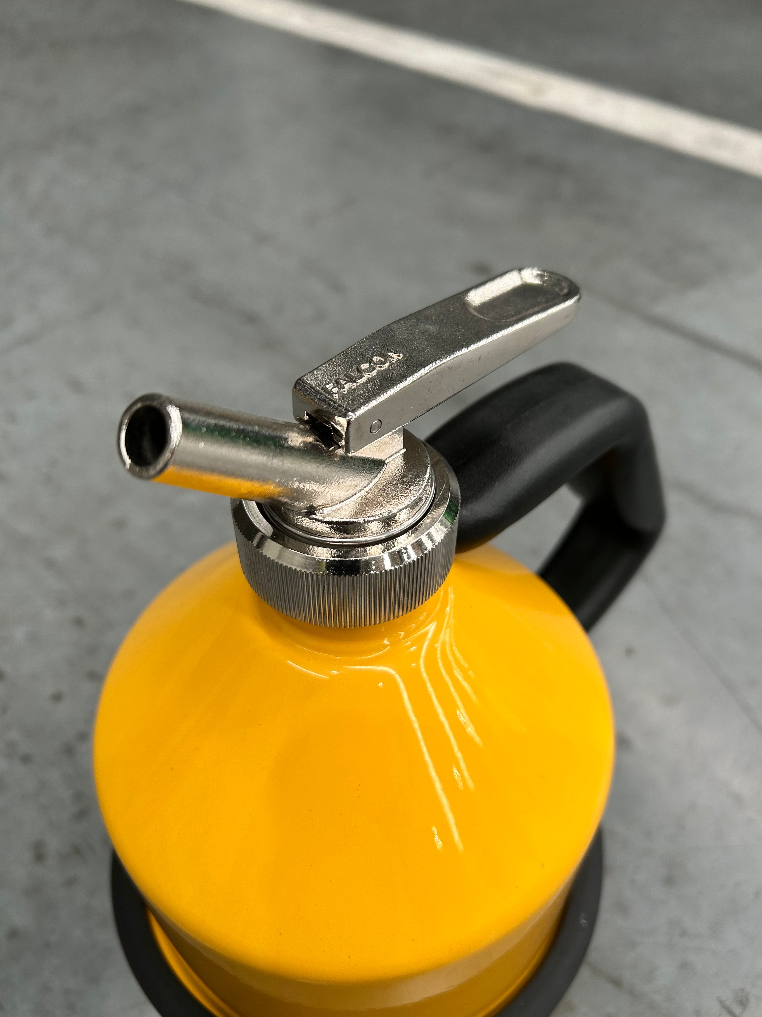 1L Safety Can - Signal Yellow with SS Tap