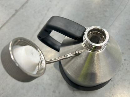 2L Safety Can - Stainless Steel with Screw Cap