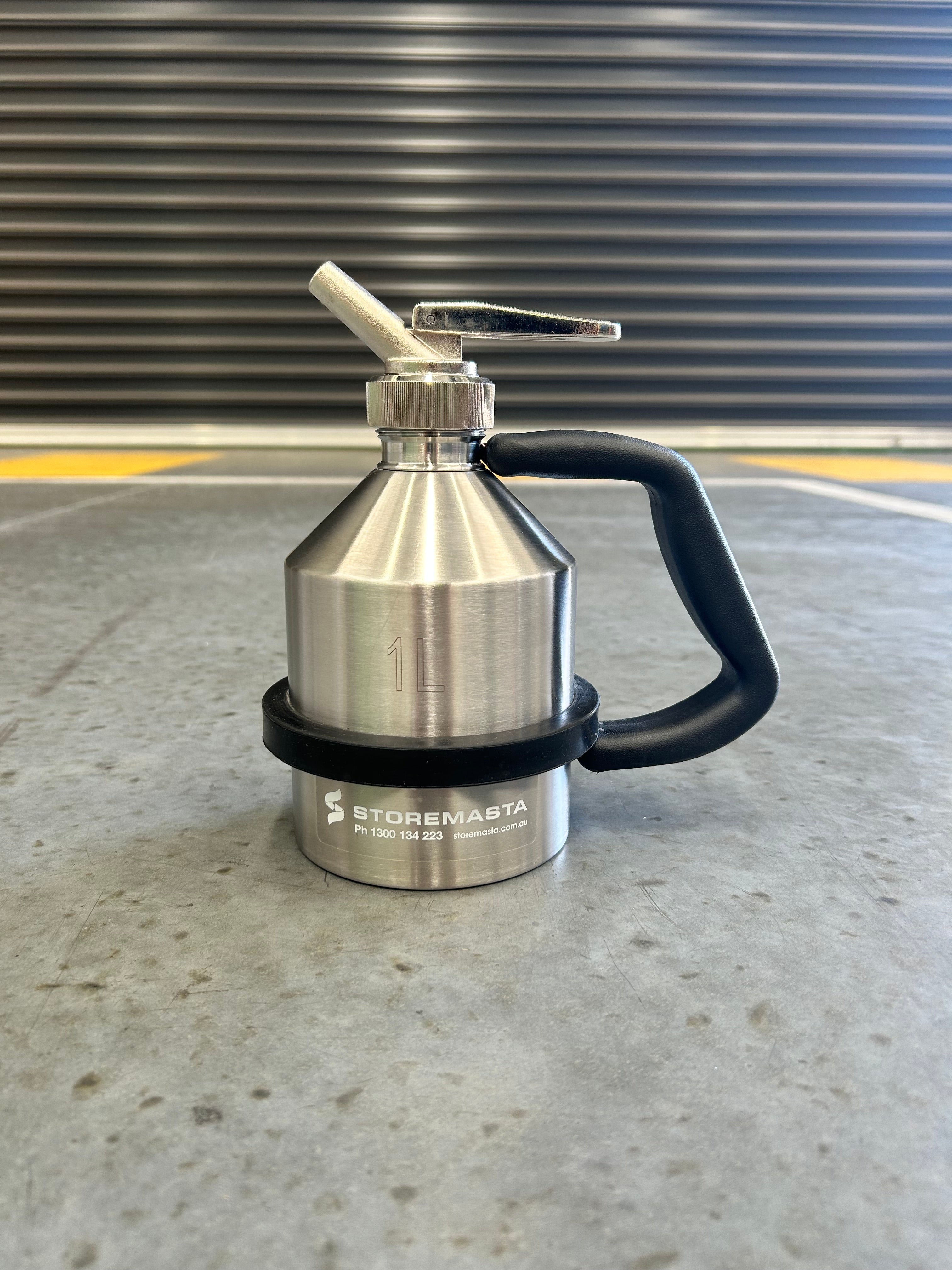 1L Safety Can - Stainless Steel with SS Tap