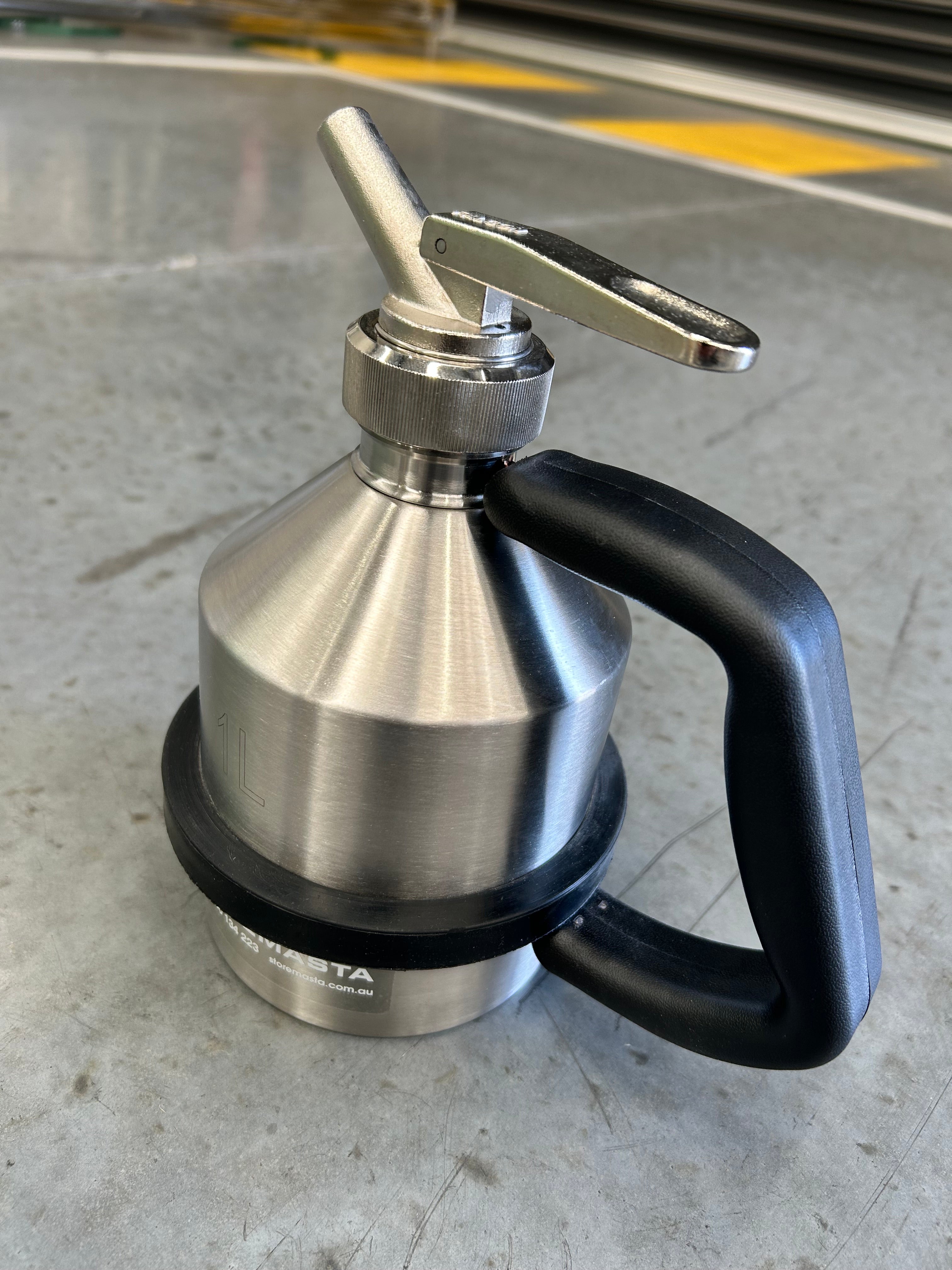 1L Safety Can - Stainless Steel with SS Tap
