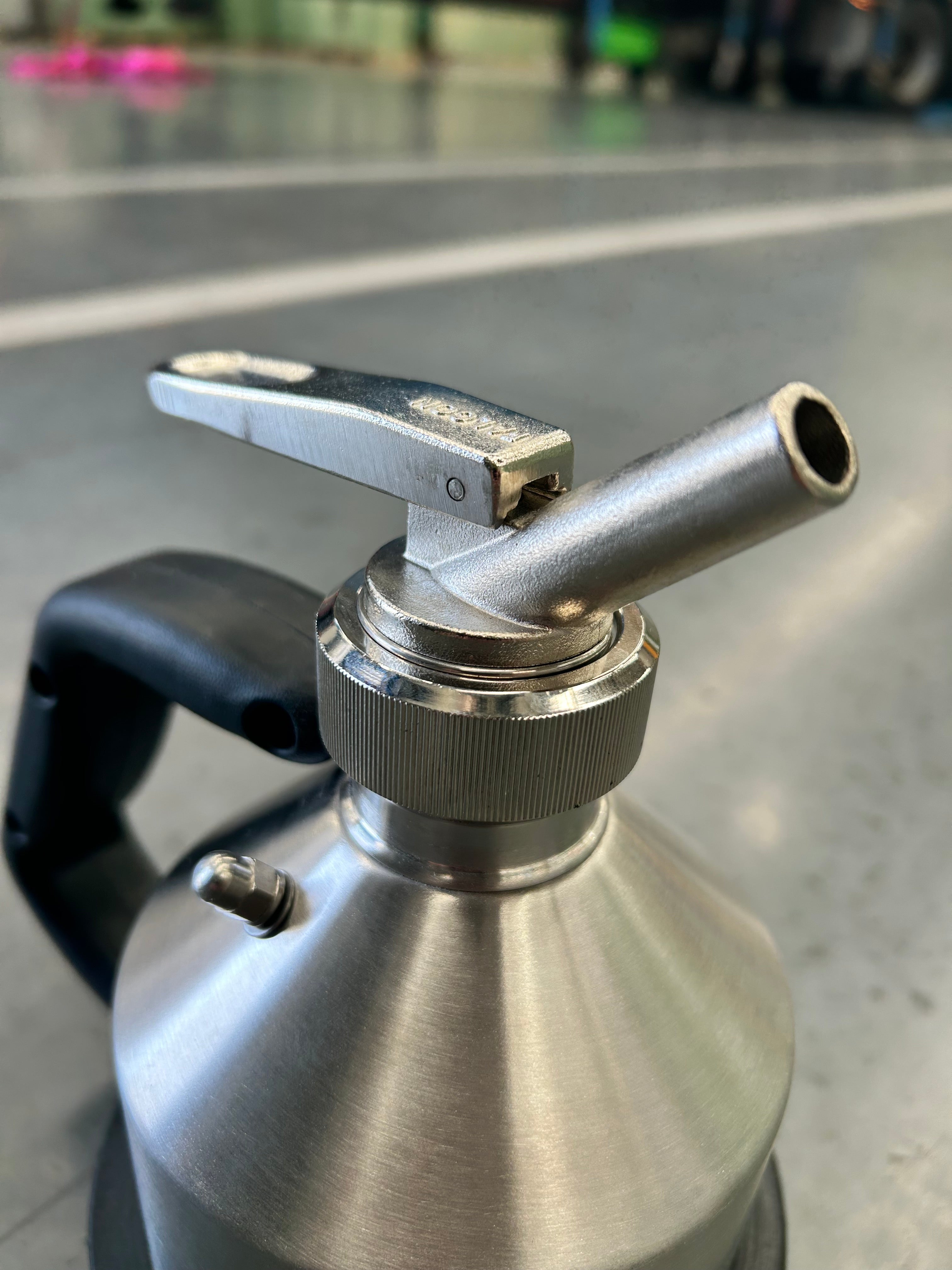 1L Safety Can - Stainless Steel with SS Tap