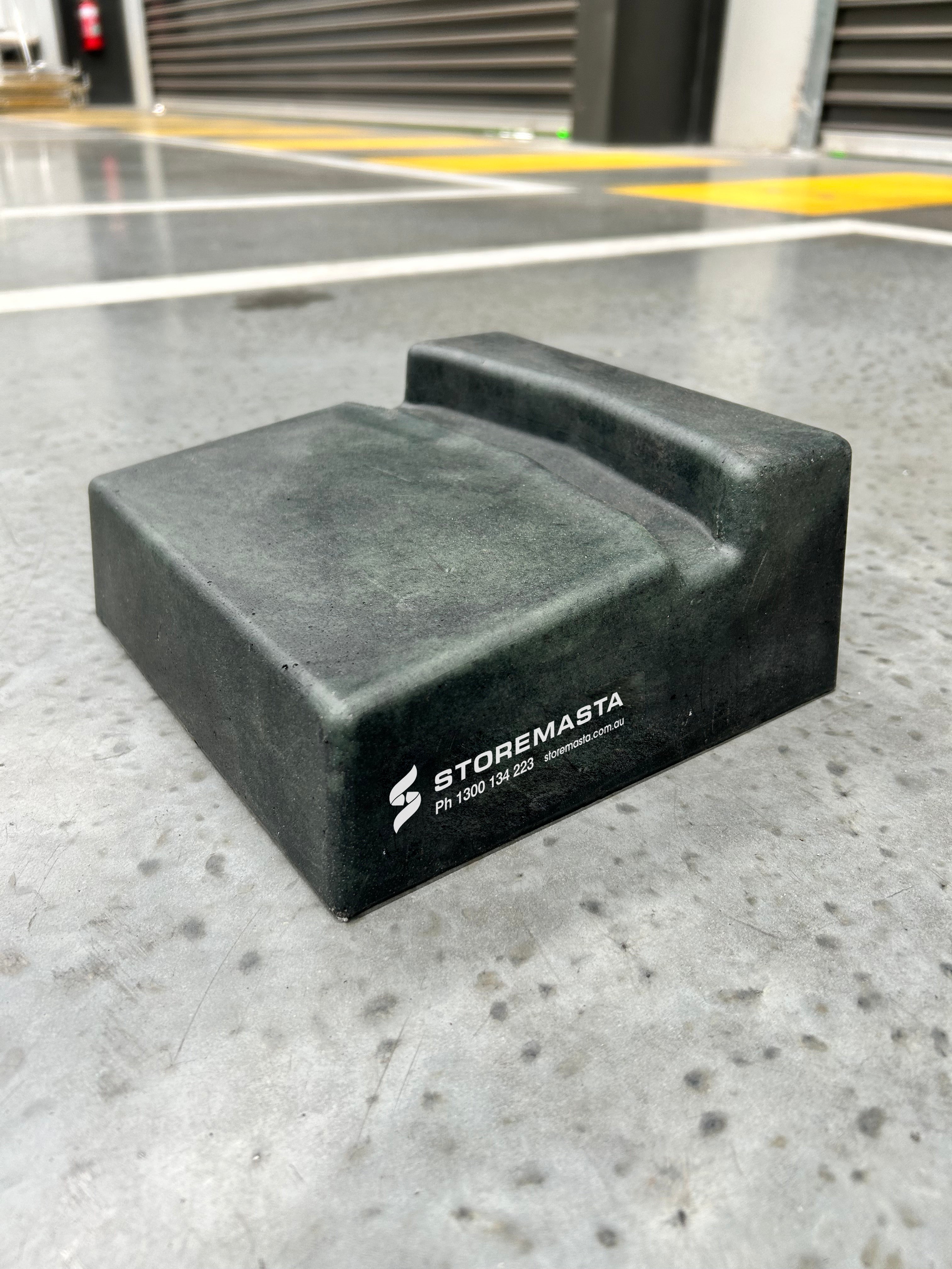 Polyethylene Drum Chock - Black