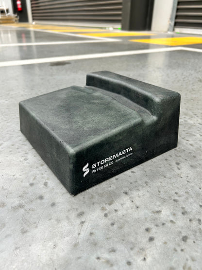 Polyethylene Drum Chock - Black