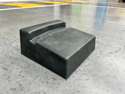 Polyethylene Drum Chock - Black