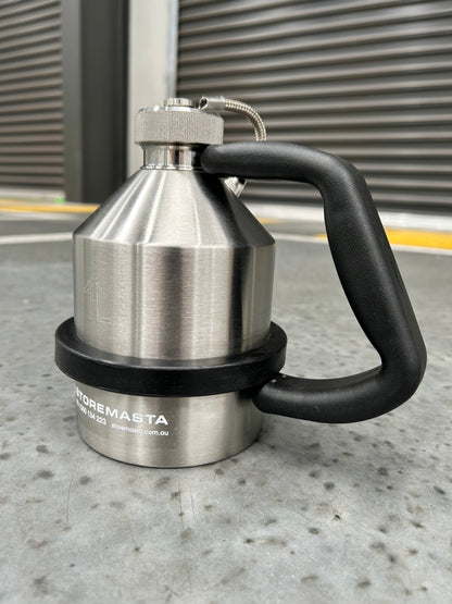 1L Safety Can - Stainless Steel with Screw Cap