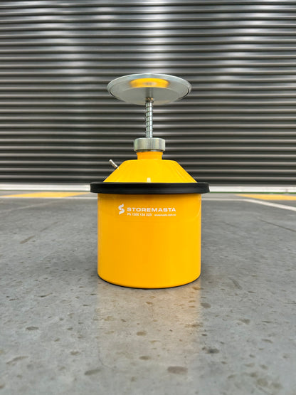 2.5L Plunger Can - Galvanised Yellow