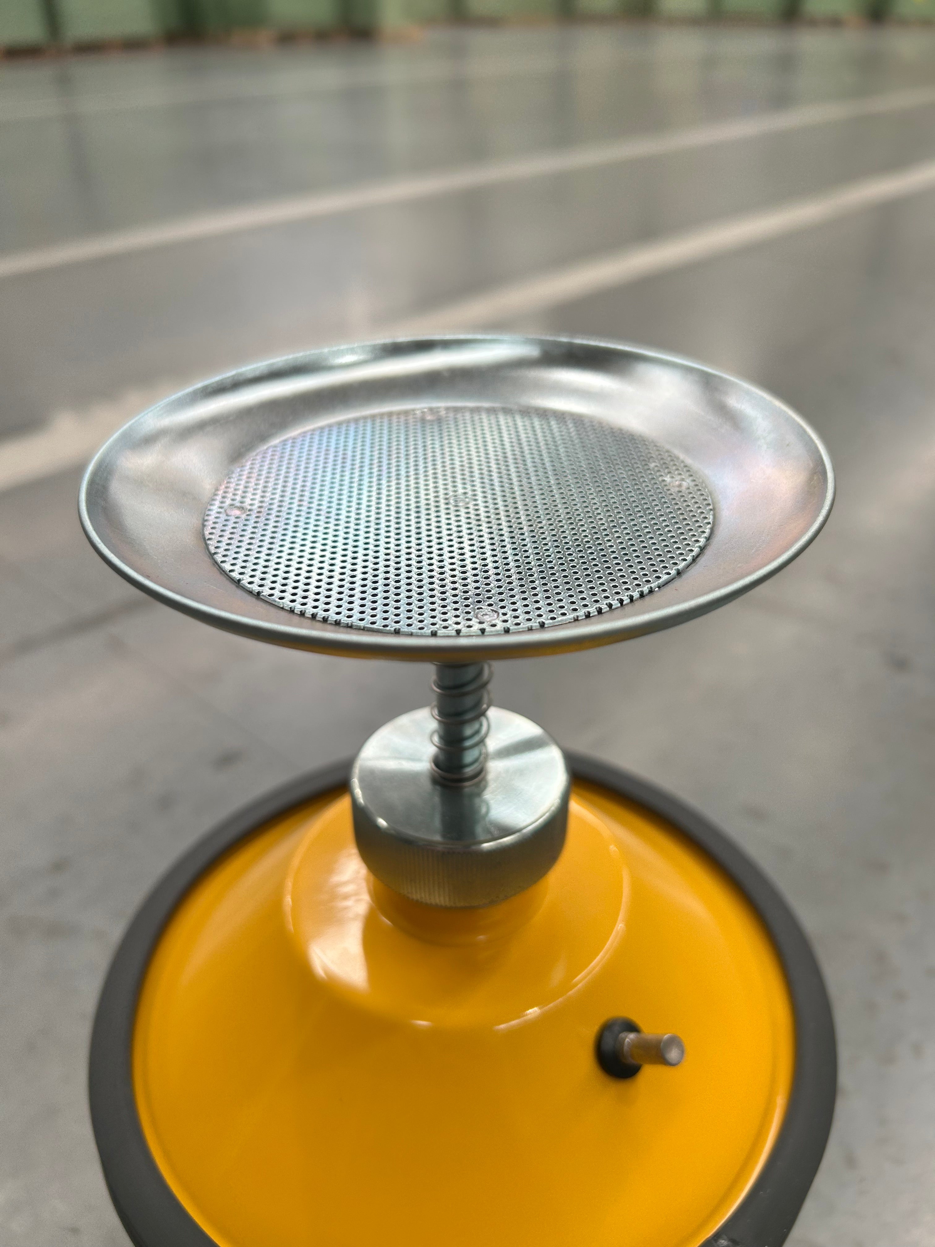 2.5L Plunger Can - Galvanised Yellow
