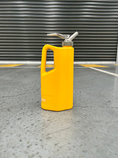 1L Safety Can - Polyethylene Yellow with SS Tap