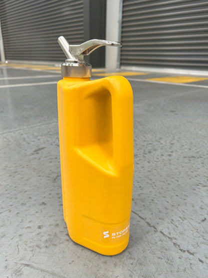 1L Safety Can - Polyethylene Yellow with SS Tap