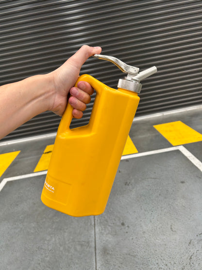 1L Safety Can - Polyethylene Yellow with SS Tap