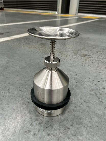 2L Plunger Can - Stainless Steel