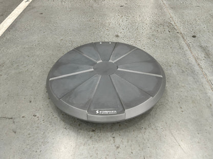 5L Polyethylene Drum Funnel - Grey with cover