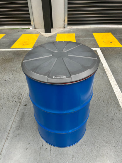 5L Polyethylene Drum Funnel - Grey with cover