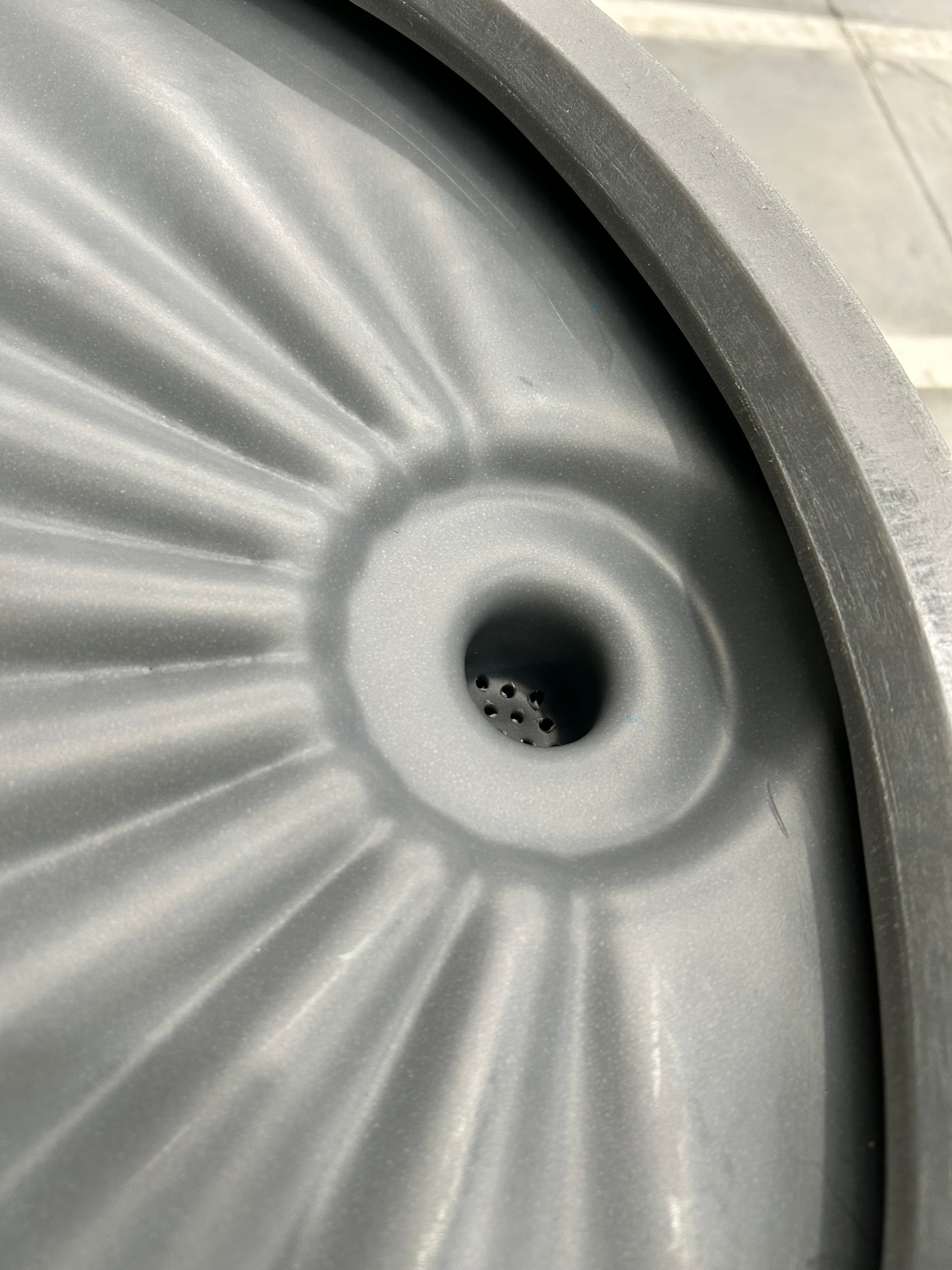 5L Polyethylene Drum Funnel - Grey