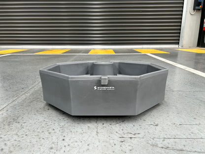 22L Polyethylene Drum Funnel - Grey