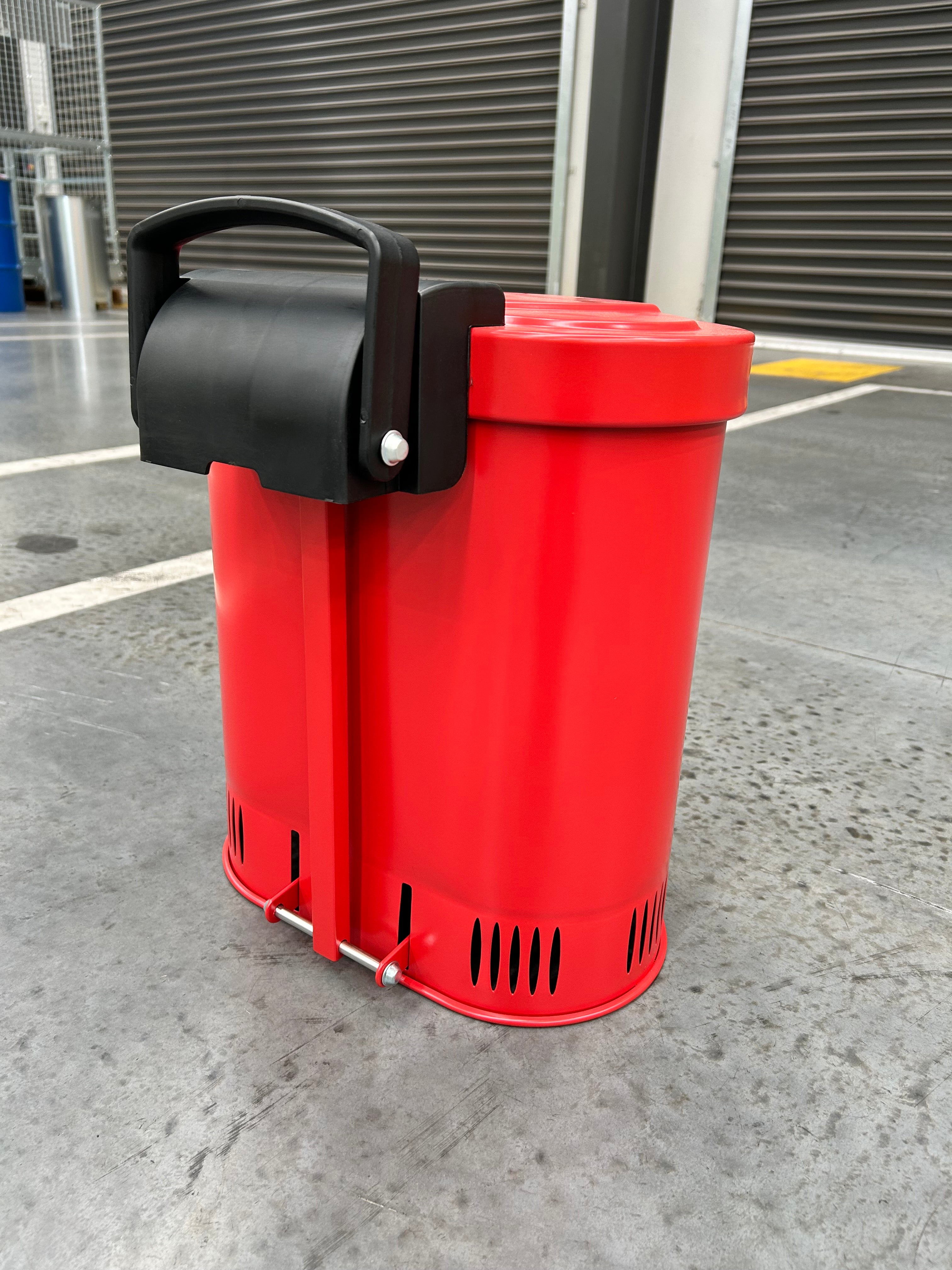 65L Disposal Bin - Red