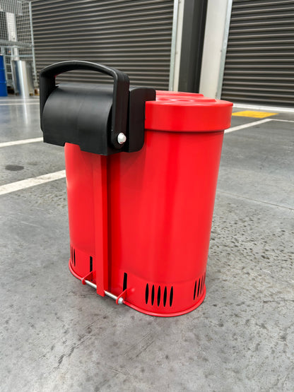 65L Disposal Bin - Red