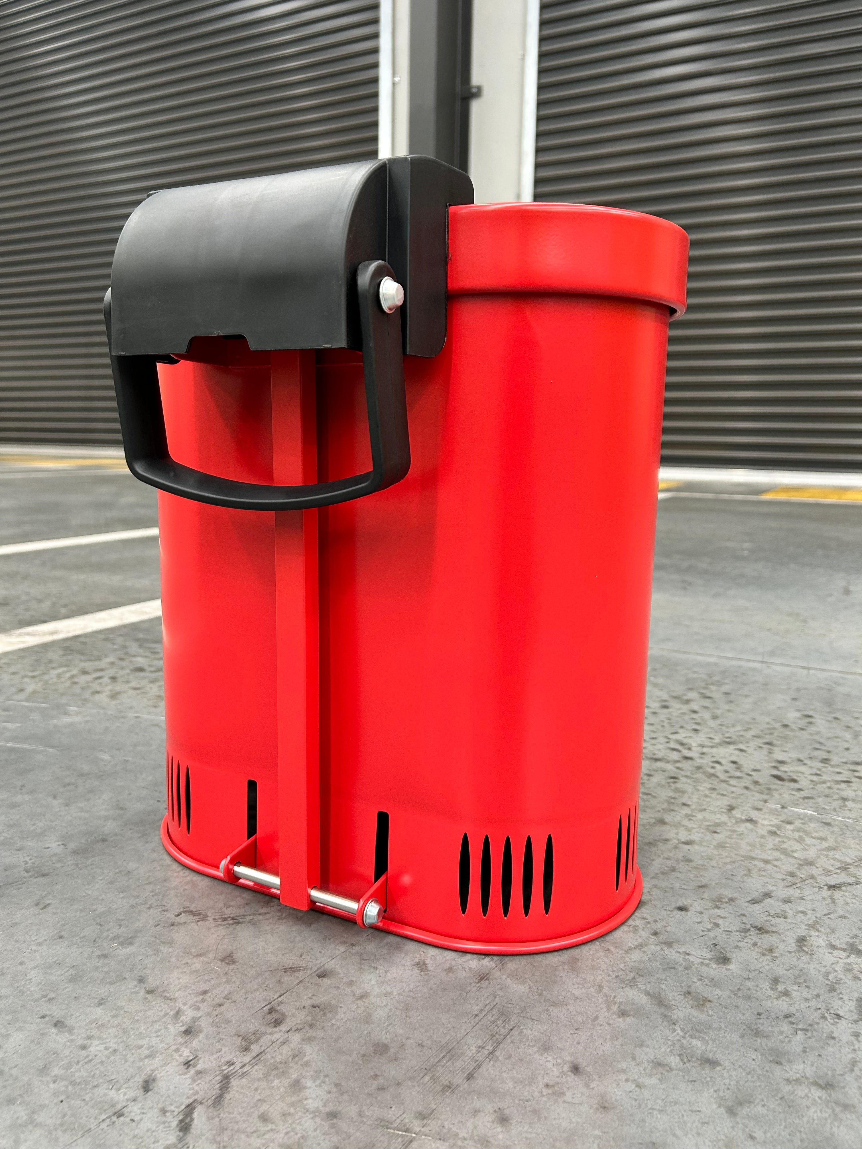 65L Disposal Bin - Red