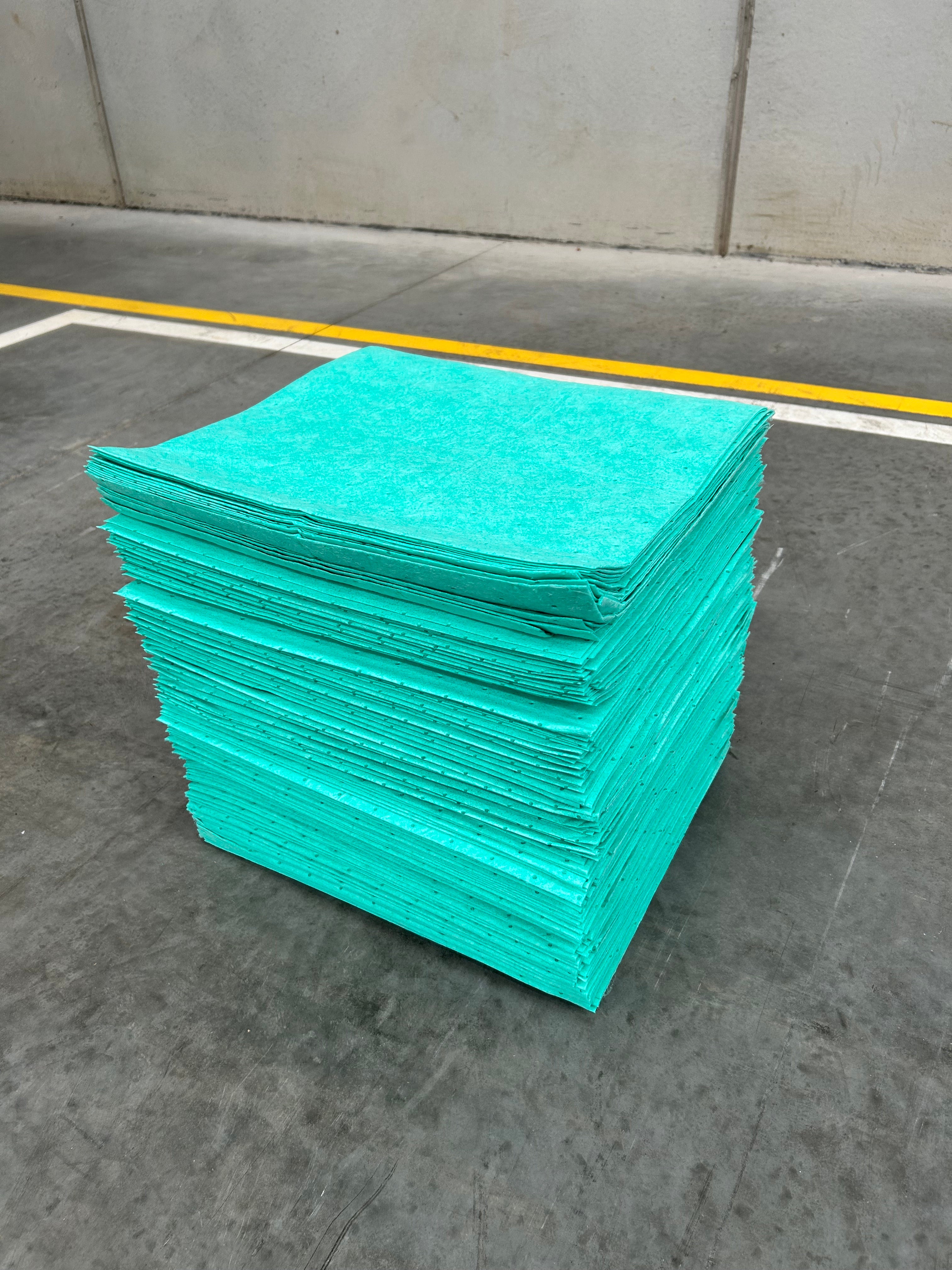 100 Universal Sorbent Pads - Heavy