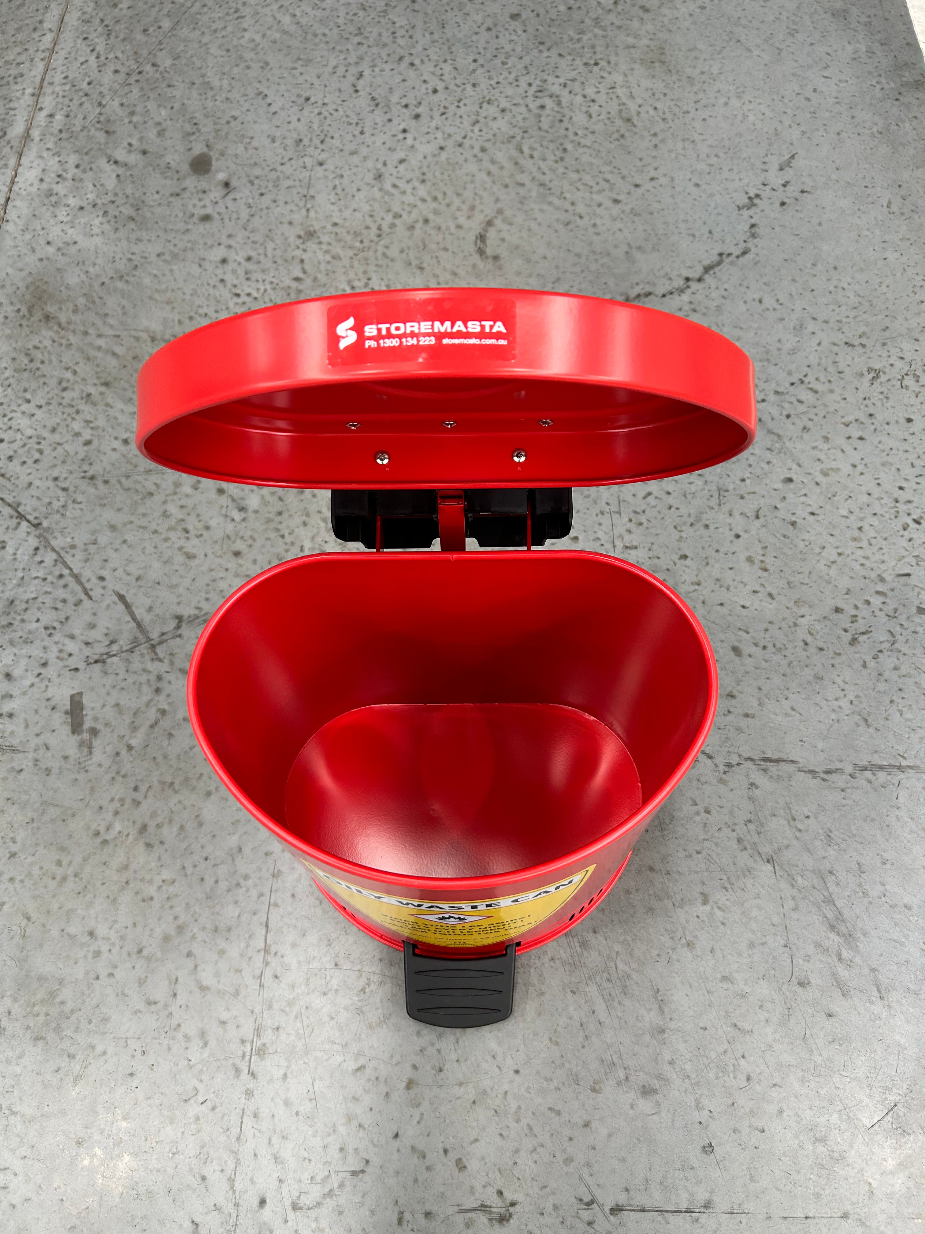 65L Disposal Bin - Red