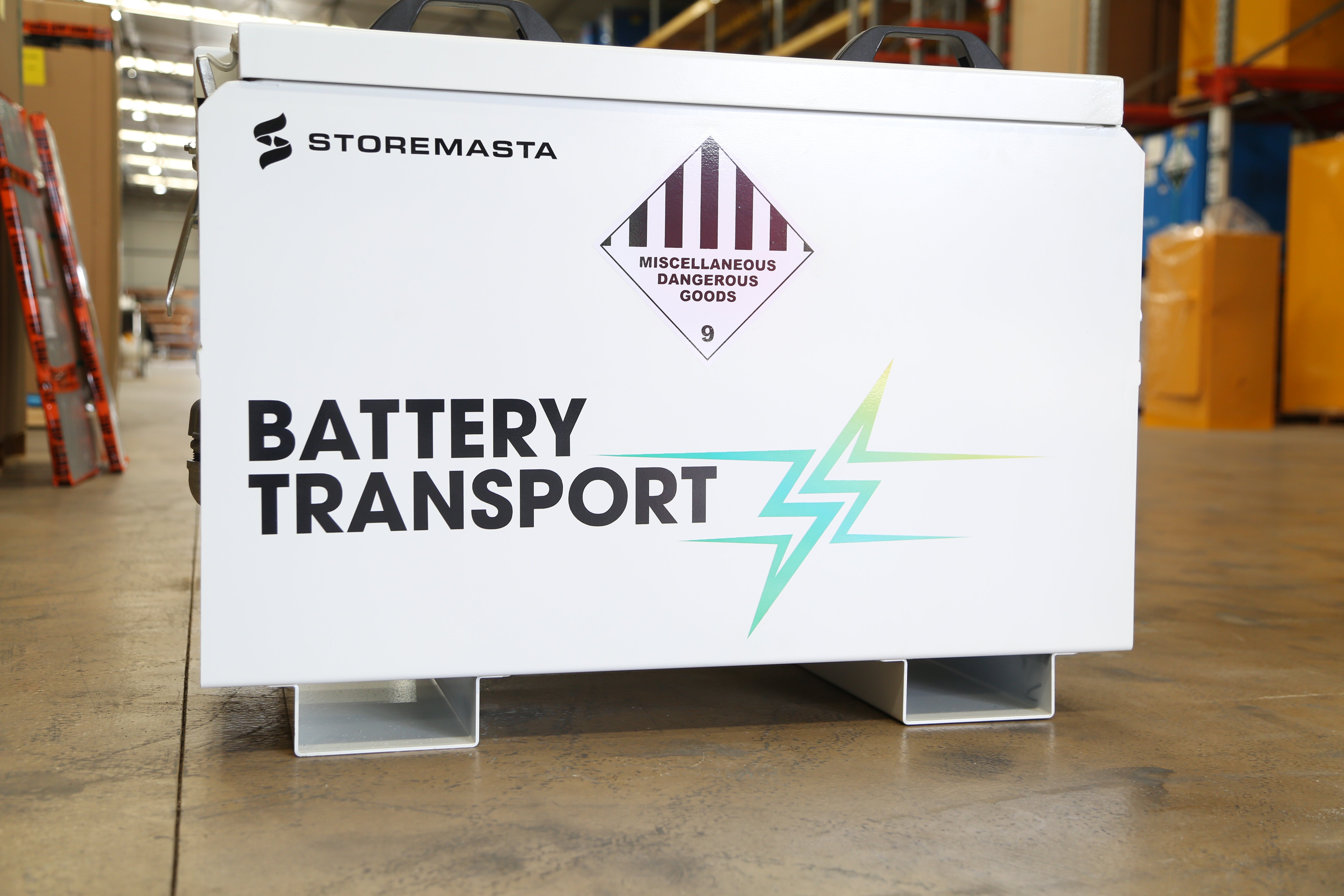 Lithium ion Battery Transport Unit Small Storemasta lithium-ion-battery-transport-unit-small-storemasta