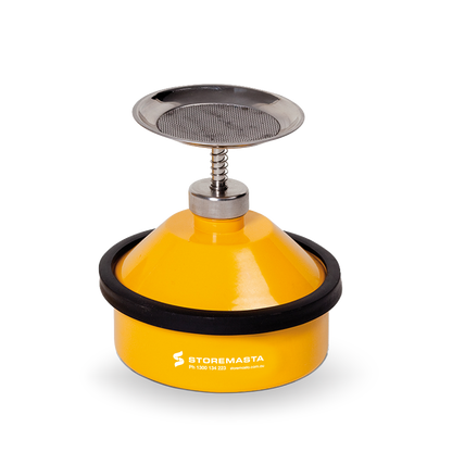 1L Plunger Can - Galvanised Yellow