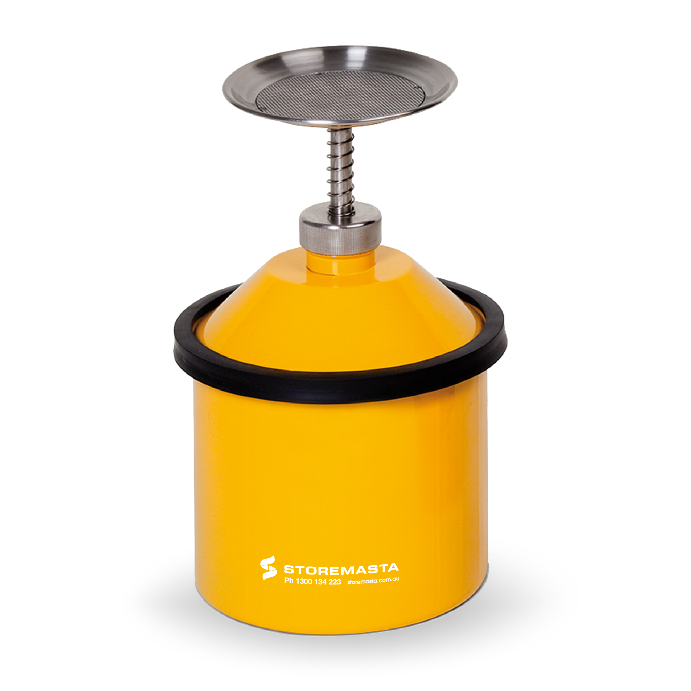 2.5L Plunger Can - Galvanised Yellow
