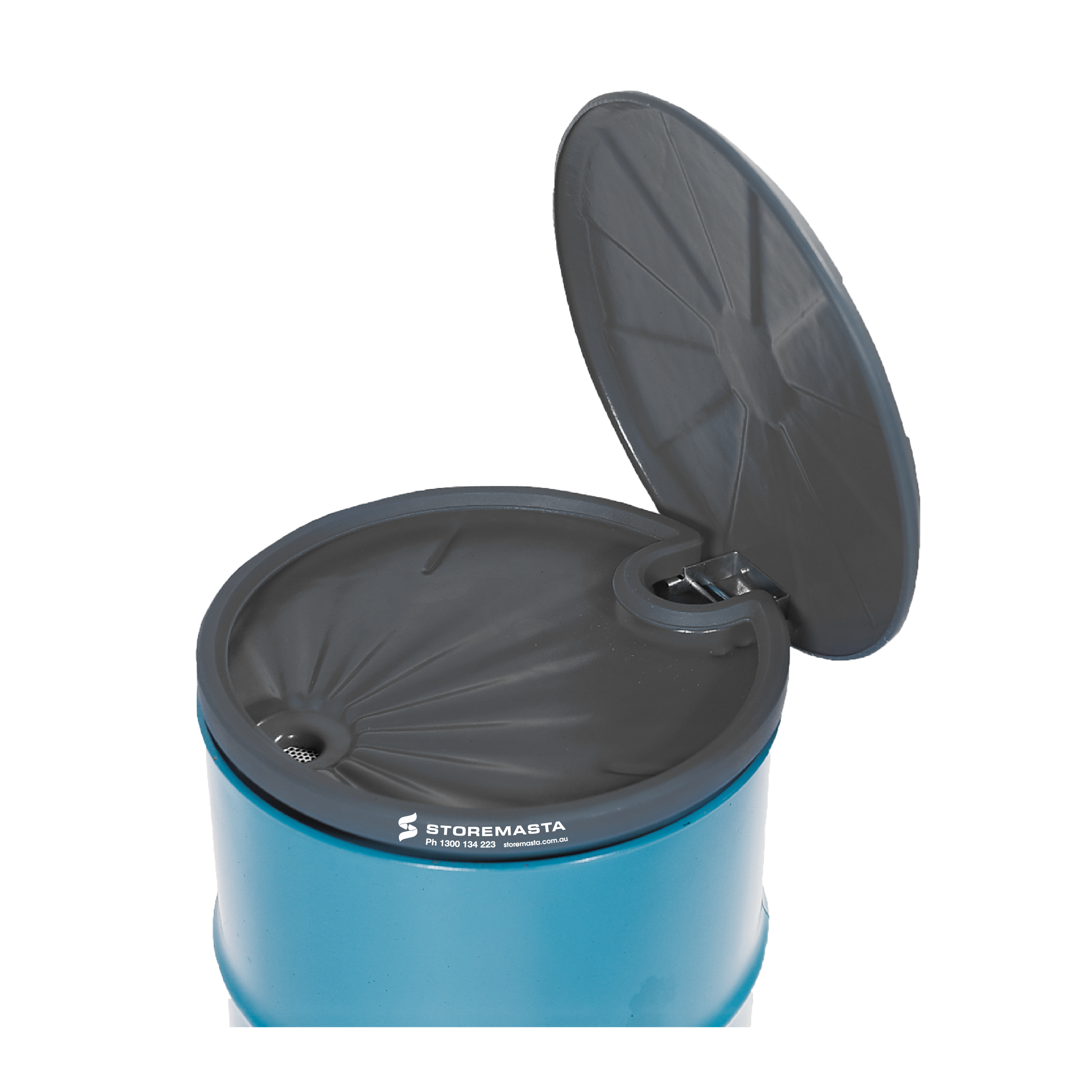 5L Polyethylene Drum Funnel - Grey with cover