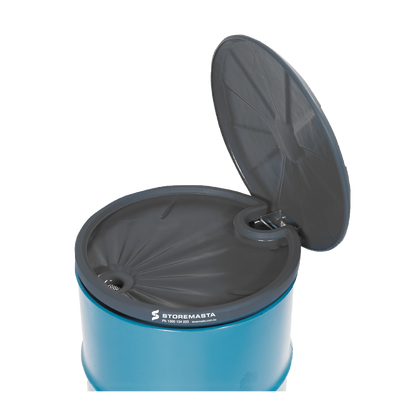 5L Polyethylene Drum Funnel - Grey with cover