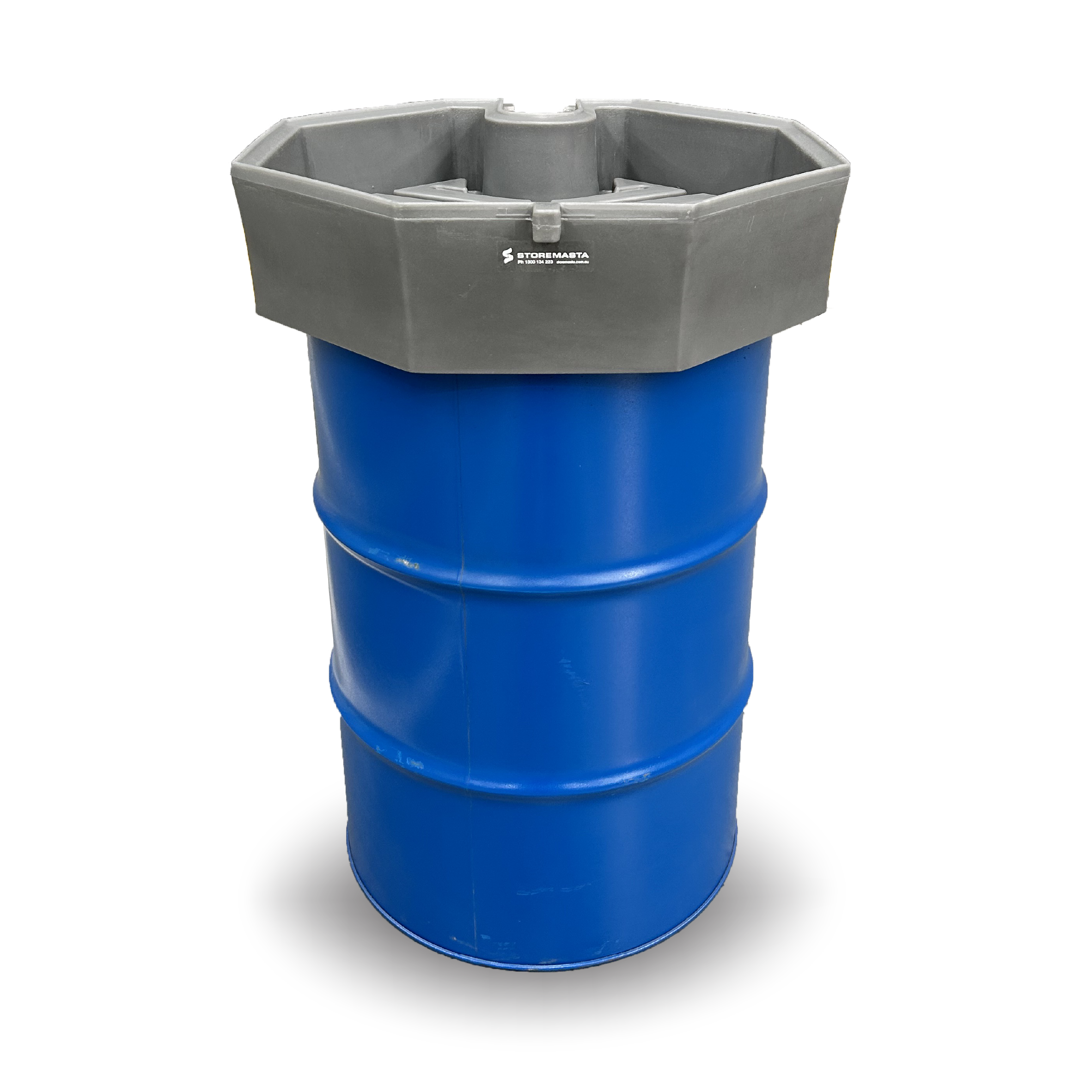 22L Polyethylene Drum Funnel - Grey