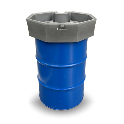22L Polyethylene Drum Funnel - Grey