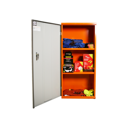 PPE Storage Cabinet - Single Door - 3 Shelves