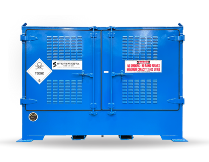 Single Depth Toxic Substance Store - 2 IBC