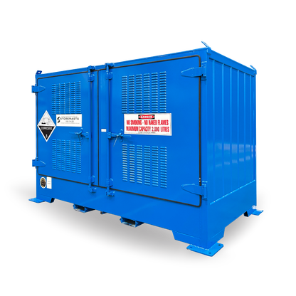 Single Depth Corrosive Substance Store - 2 IBC
