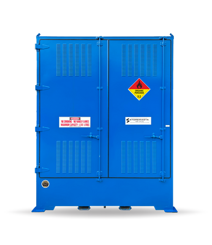 Single Depth Organic Peroxide Store - 4 IBC