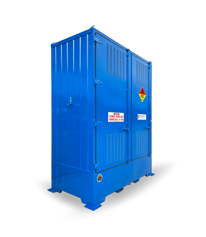 Single Depth Organic Peroxide Store - 4 IBC