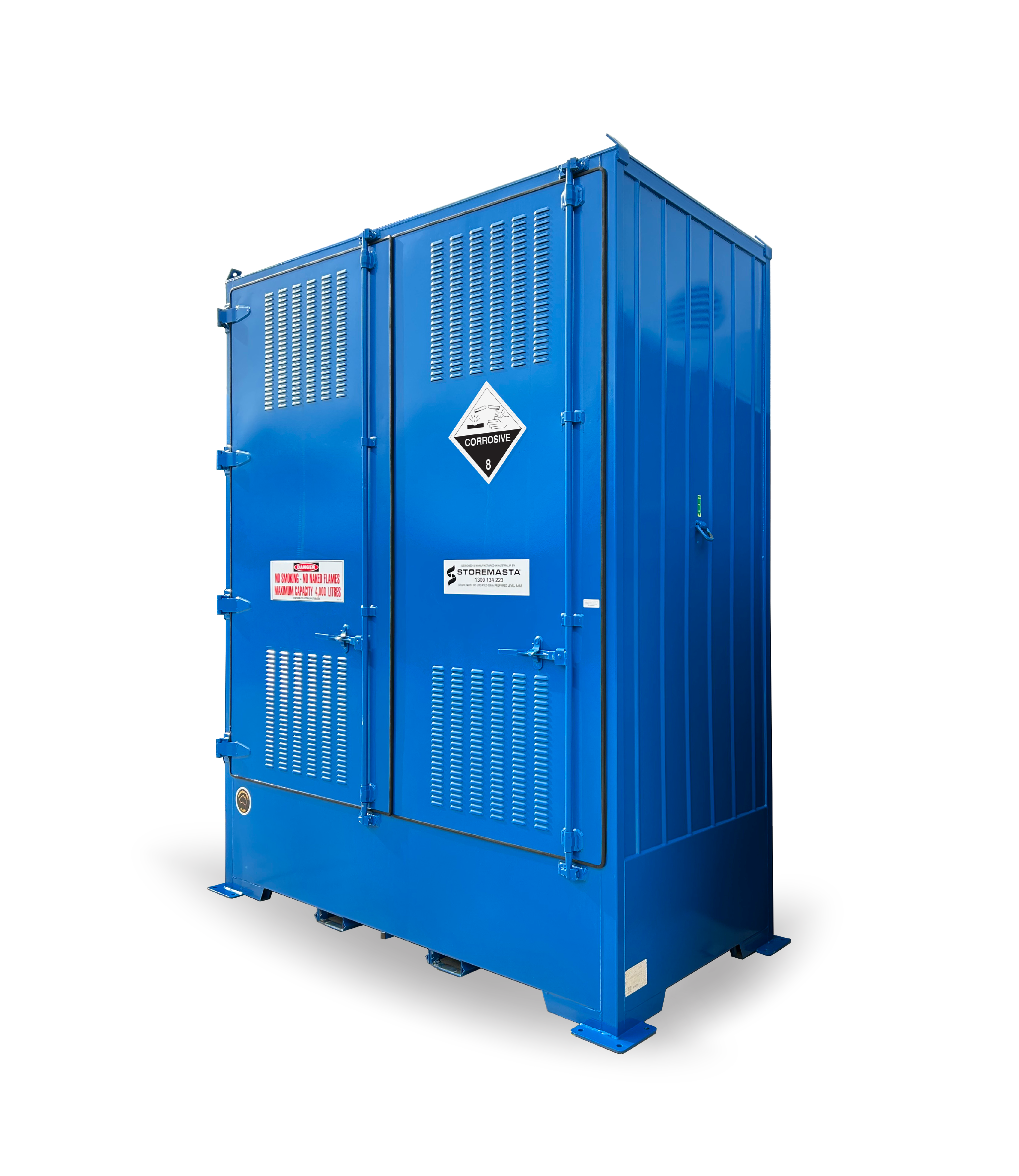 Single Depth Corrosive Substance Store - 4 IBC