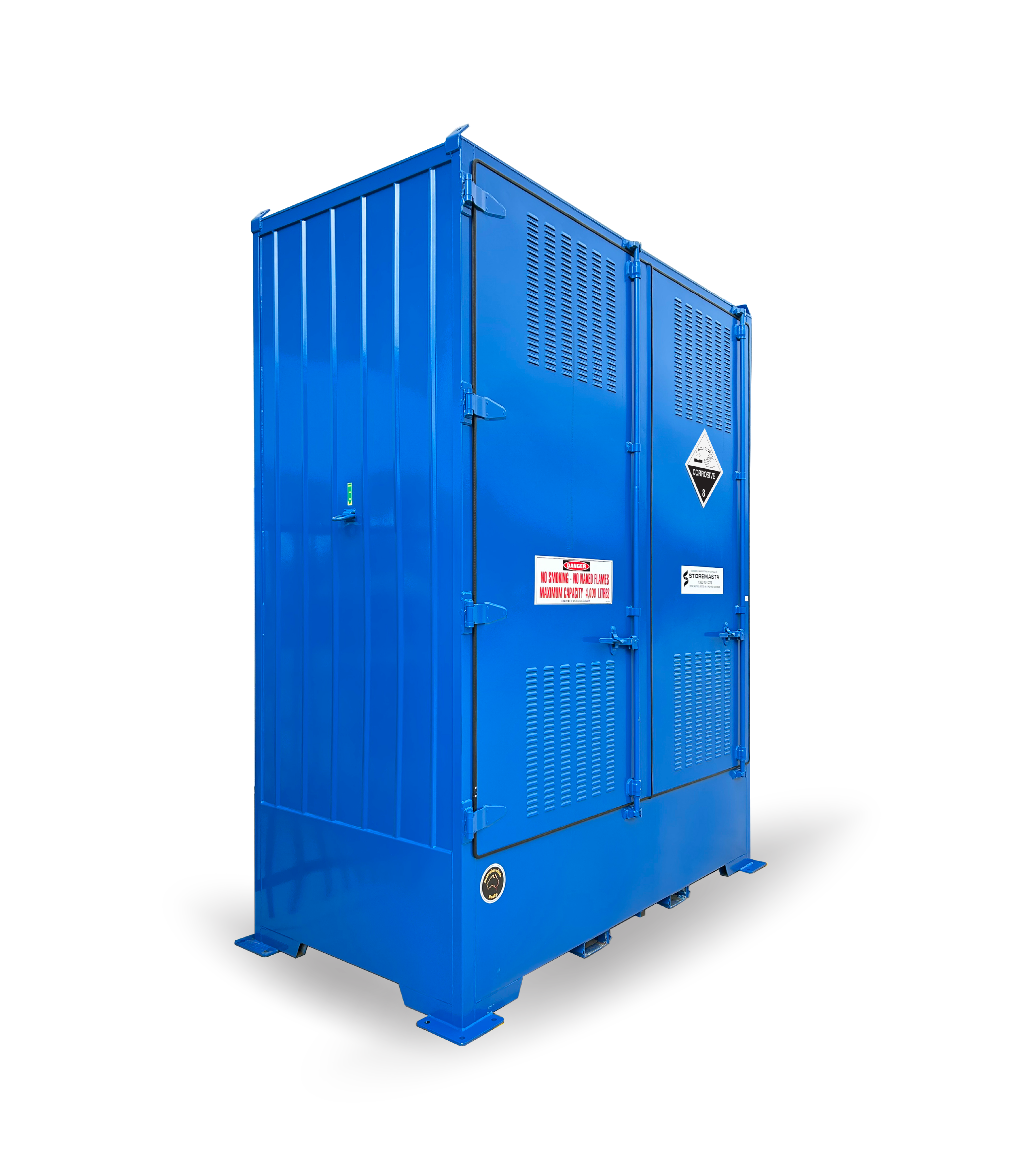 Single Depth Corrosive Substance Store - 4 IBC