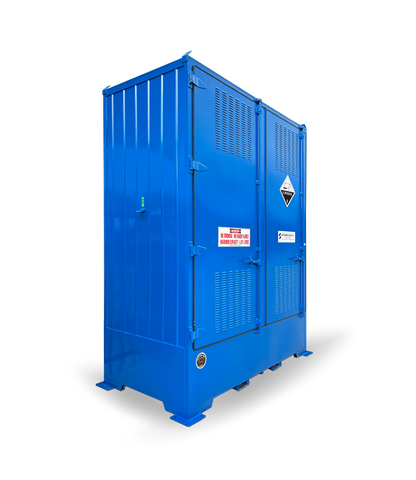 Single Depth Corrosive Substance Store - 4 IBC