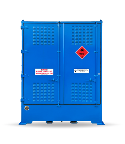 Single Depth Flammable Liquids Store - 4 IBC