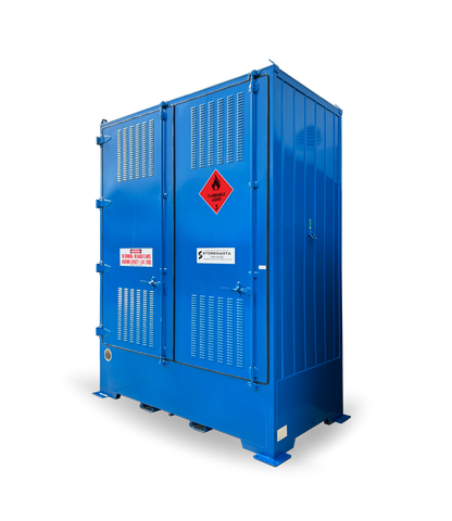 Single Depth Flammable Liquids Store - 4 IBC
