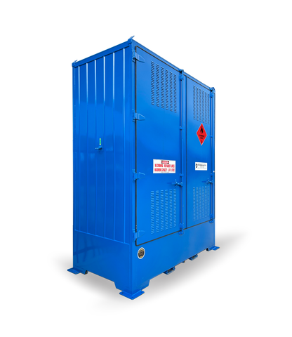 Single Depth Flammable Liquids Store - 4 IBC
