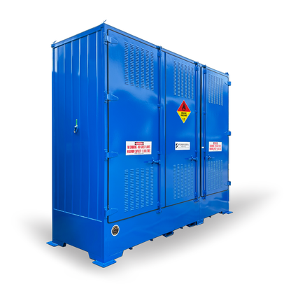 Single Depth Organic Peroxide Store - 6 IBC