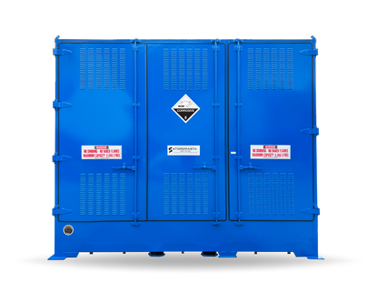 Single Depth Corrosive Substance Store - 6 IBC