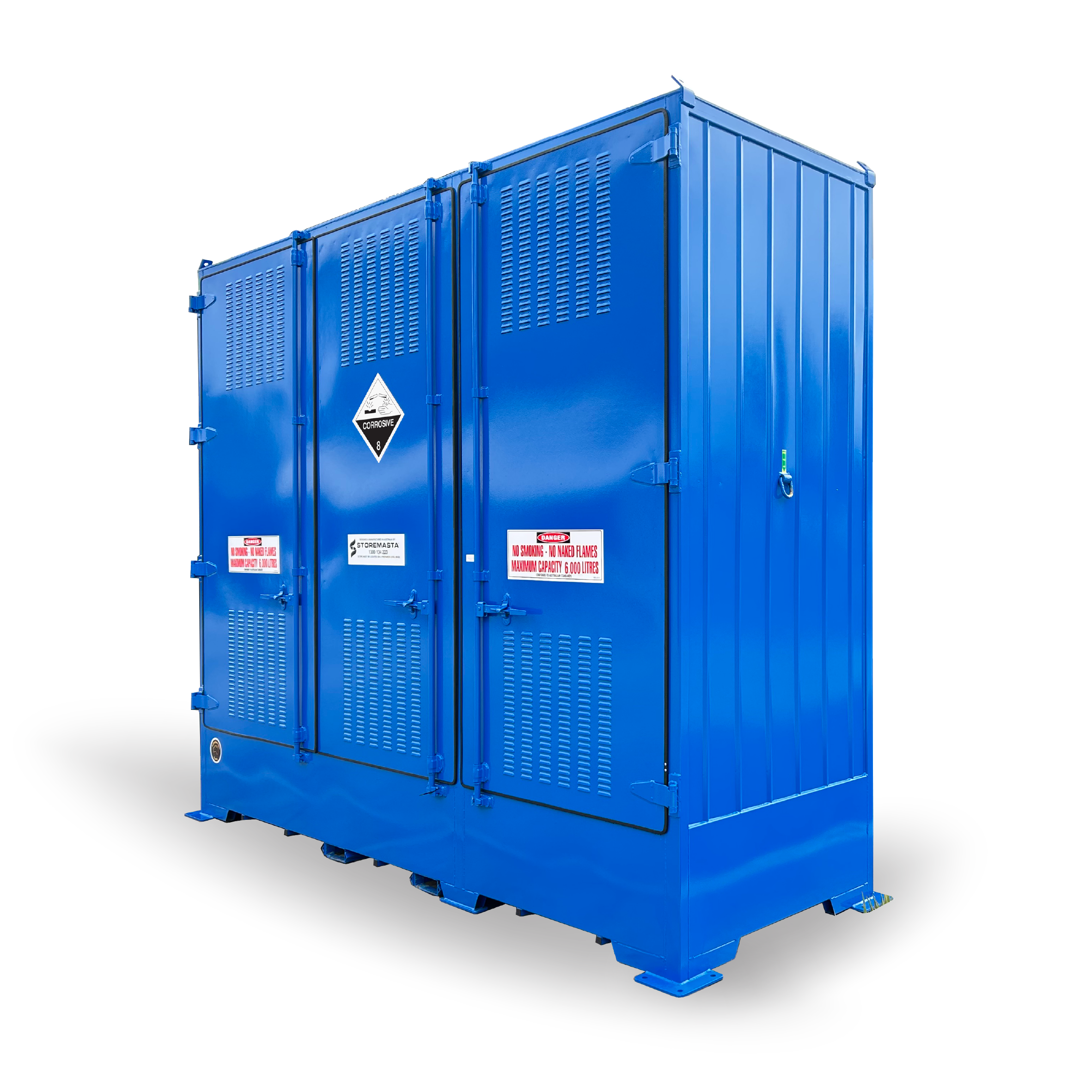 Single Depth Corrosive Substance Store - 6 IBC