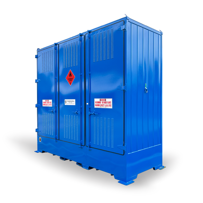 Single Depth Flammable Liquids Store - 6 IBC