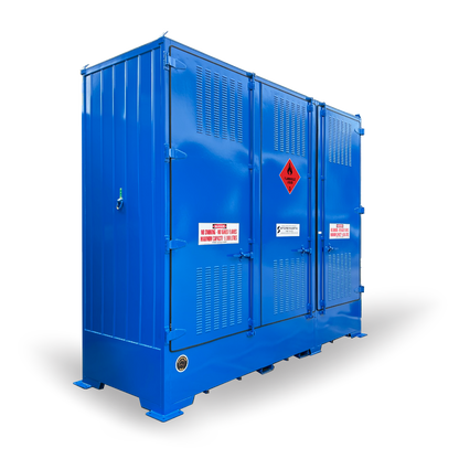 Single Depth Flammable Liquids Store - 6 IBC