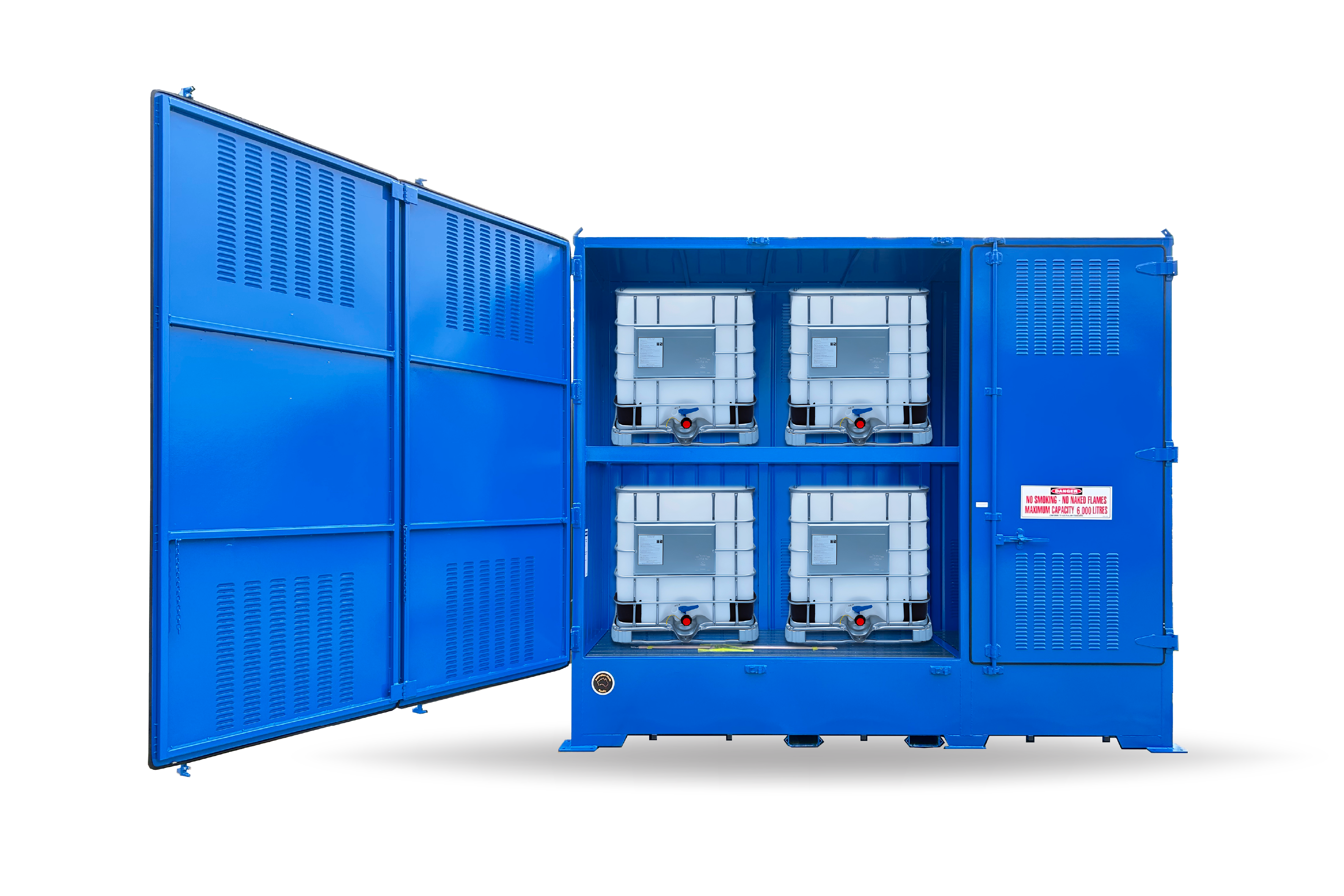 Single Depth Flammable Liquids Store - 6 IBC