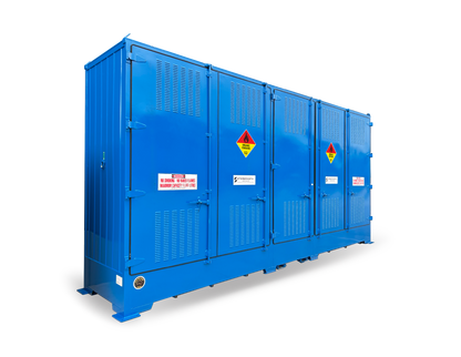 Single Depth Organic Peroxide Store - 10 IBC
