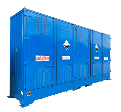 Single Depth Corrosive Substance Store - 10 IBC